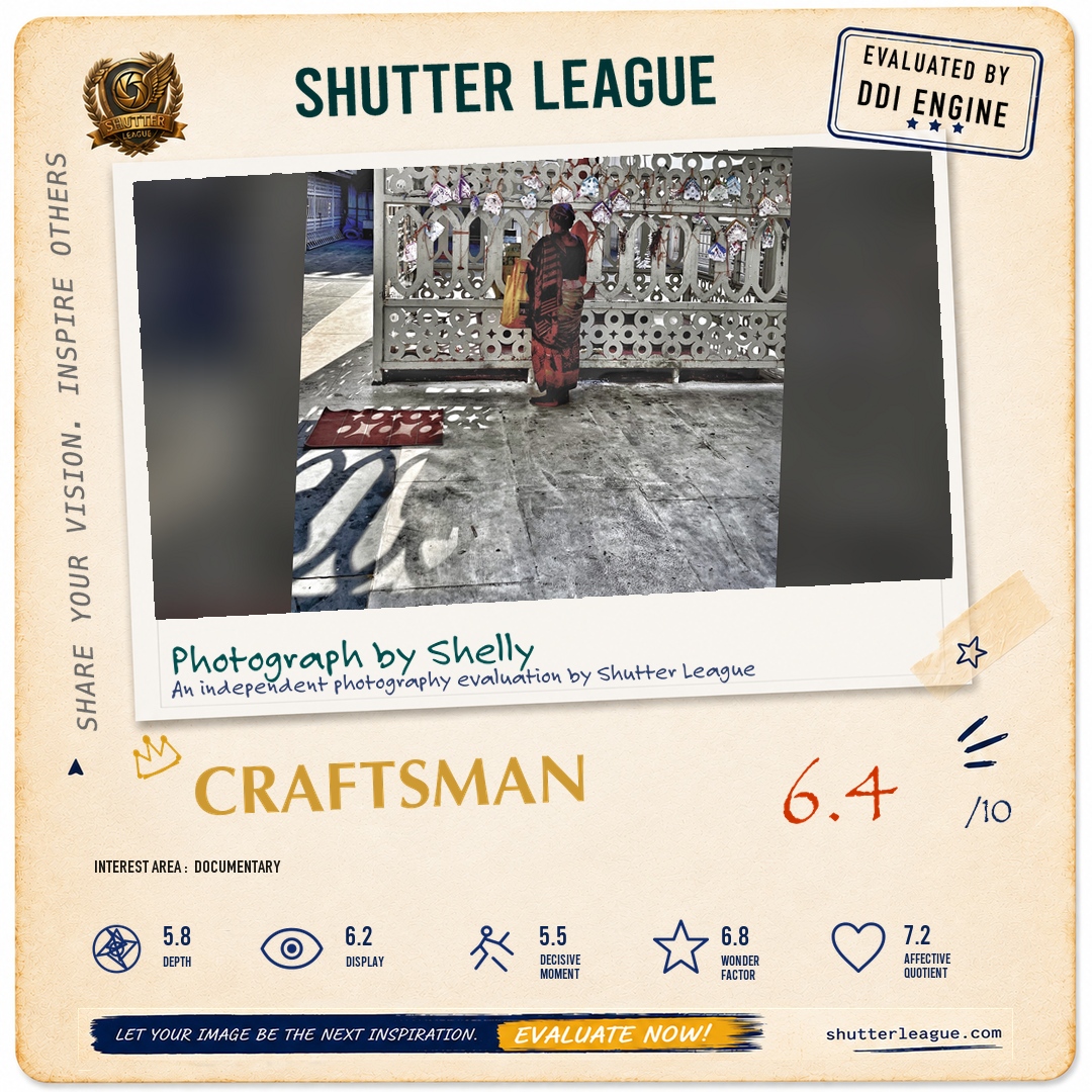Shutter League evaluation card — Faith