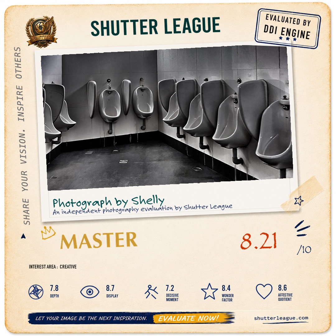 Shutter League evaluation card — Duchamp fountain