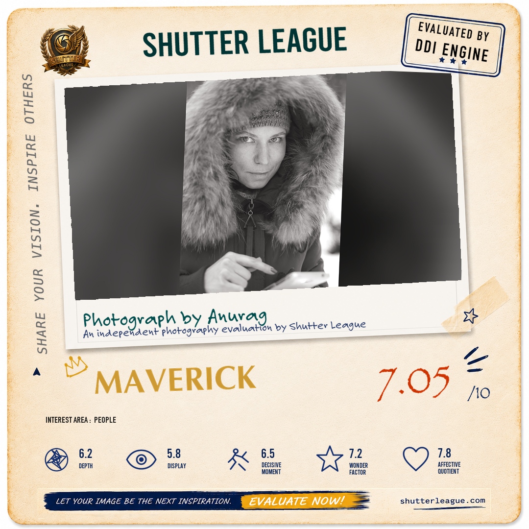 Shutter League evaluation card — Ukrainian girl