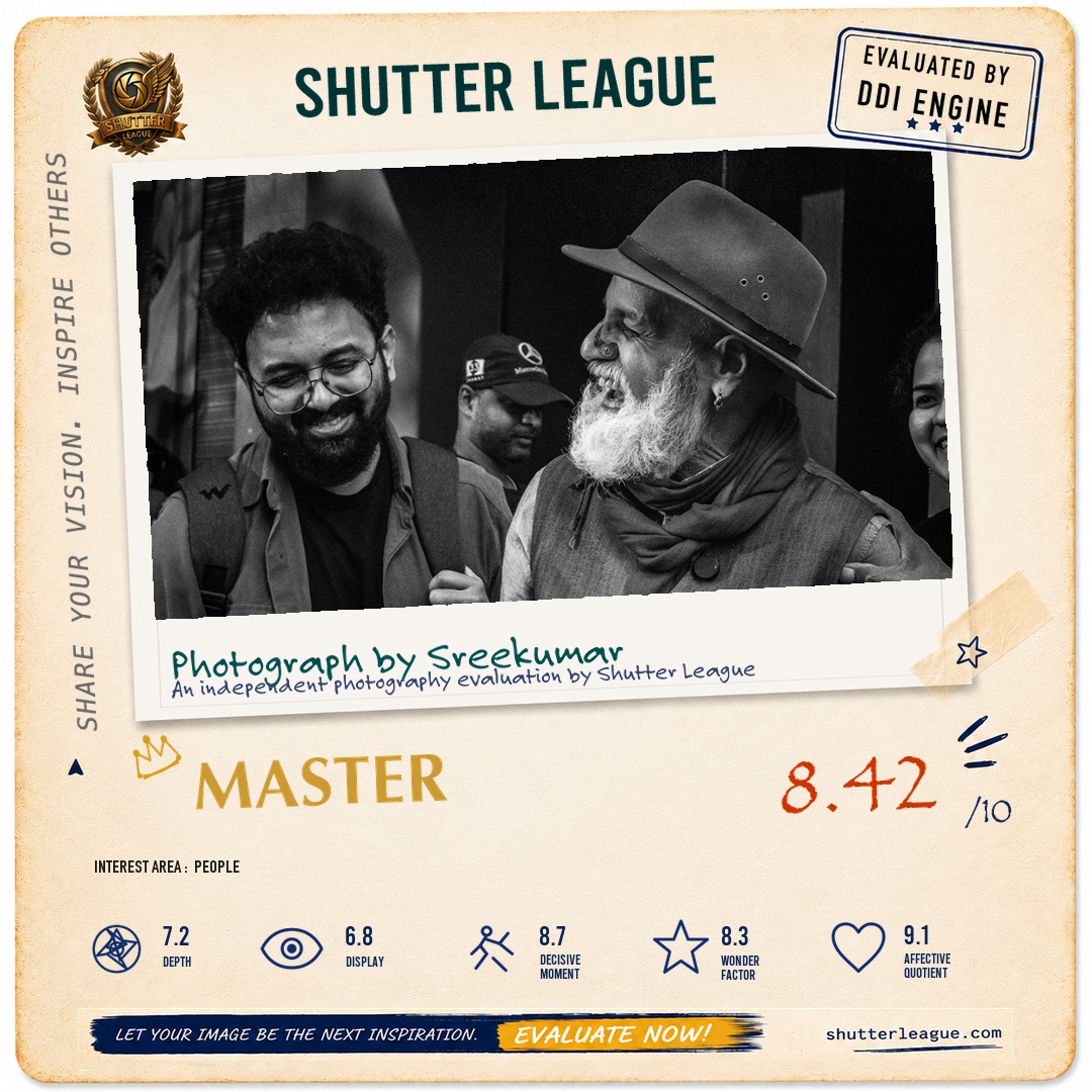 Shutter League evaluation card — The Mentor