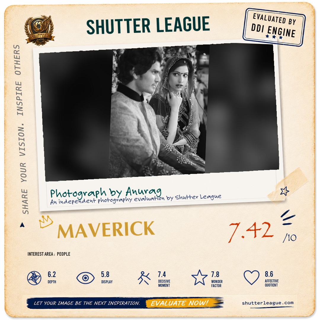 Shutter League evaluation card — Attention seeker