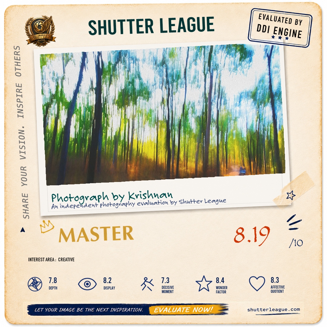 Shutter League evaluation card — The forests of Pench