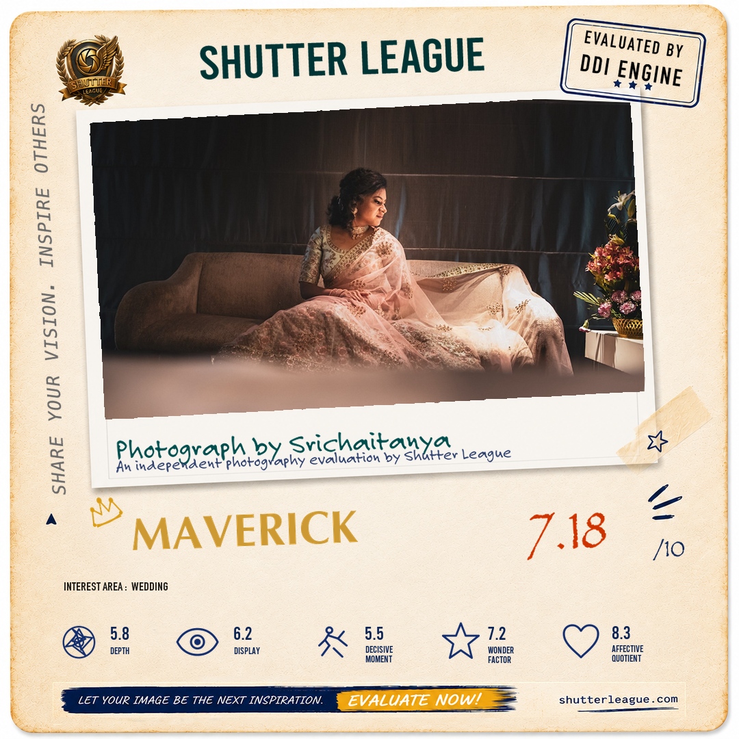 Shutter League evaluation card — Bride to be