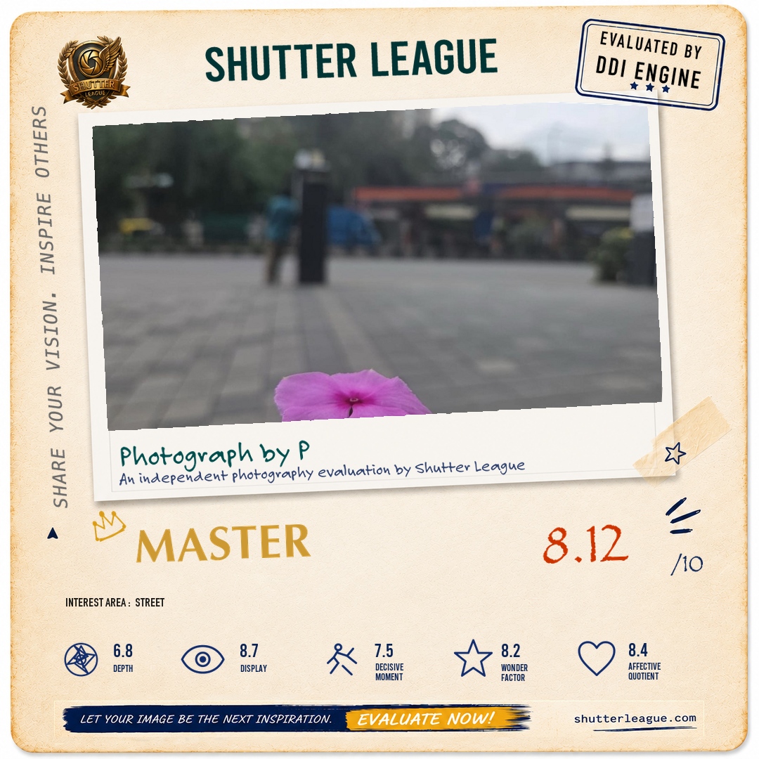 Shutter League evaluation card — Silence