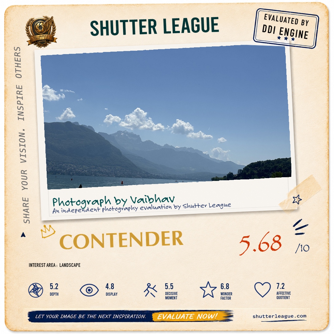 Shutter League evaluation card — Annecy
