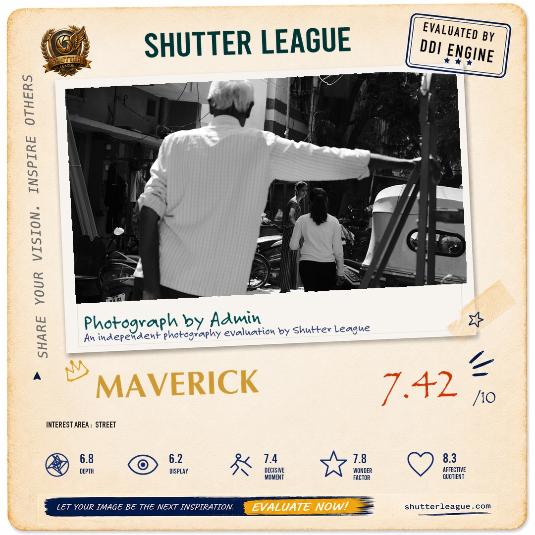 Shutter League evaluation card — Street Photography
