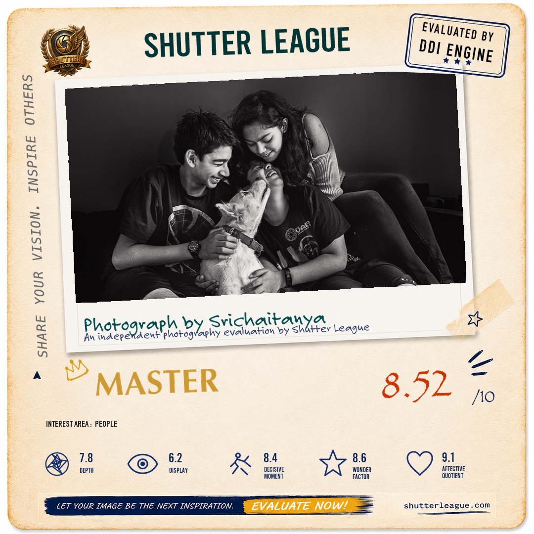 Shutter League evaluation card — Family