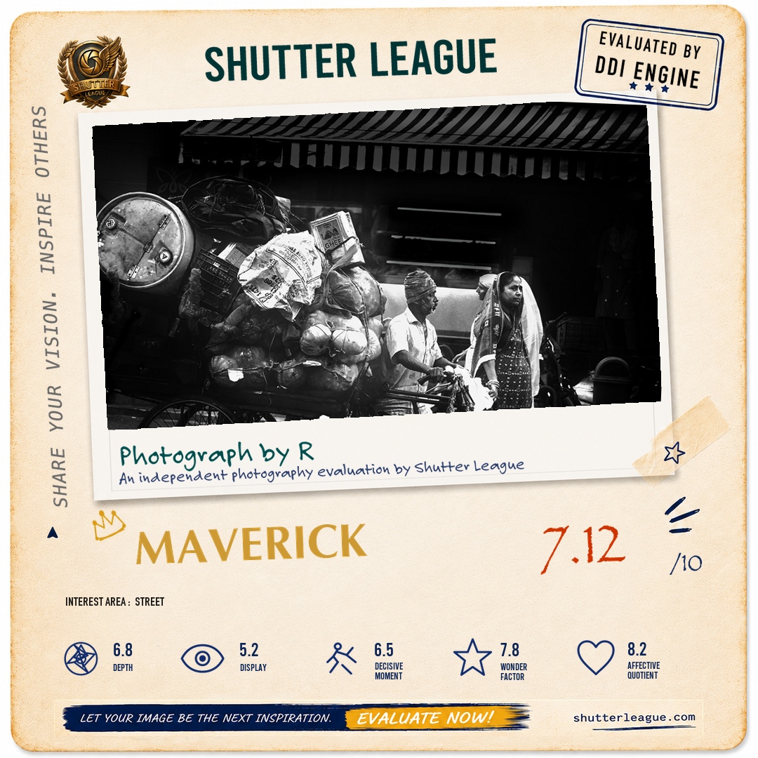 Shutter League evaluation card — DELIVERY