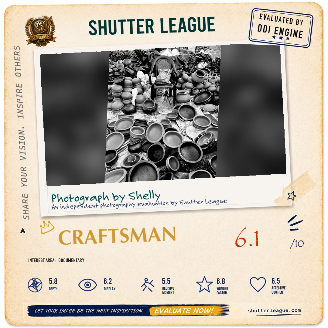 Shutter League evaluation card — About pots and pans