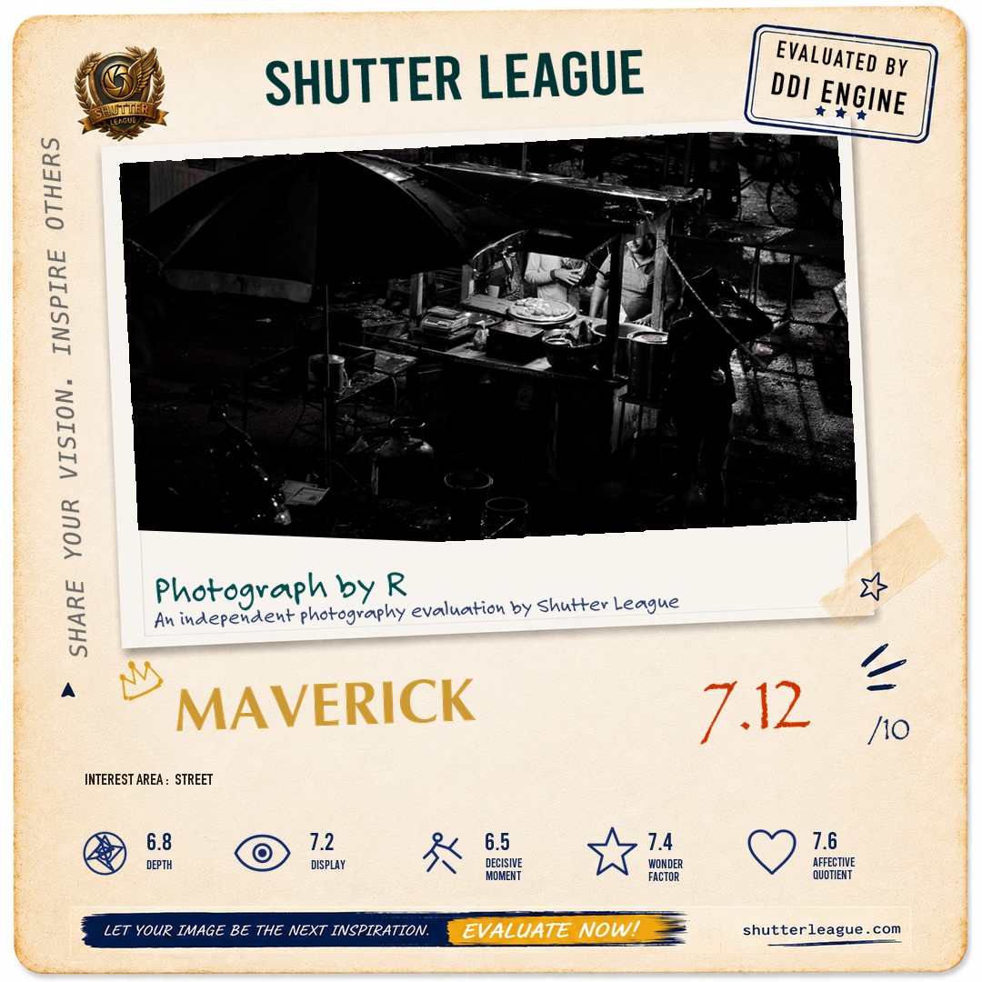 Shutter League evaluation card — MIDNIGHT FOOD