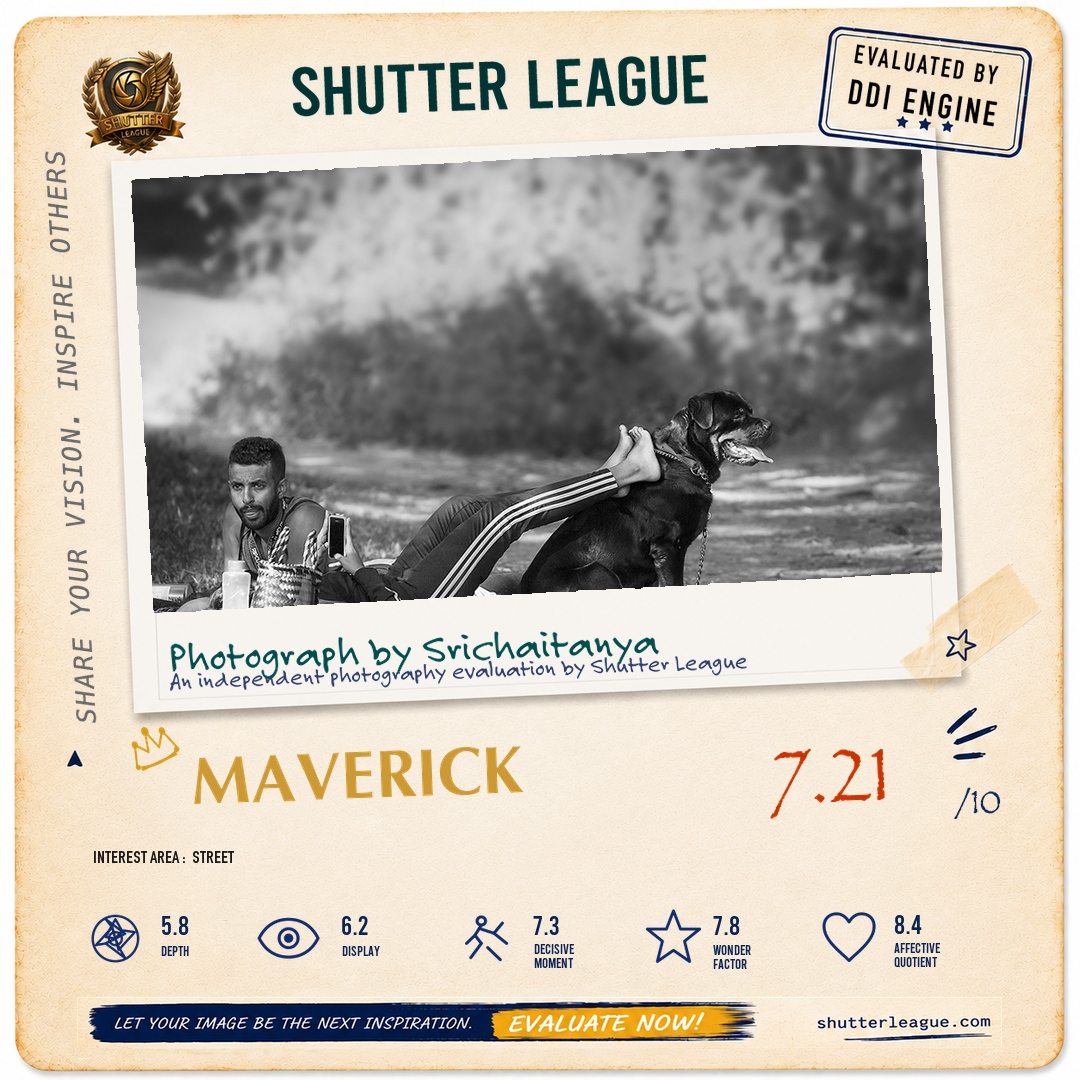 Shutter League evaluation card — Good dog