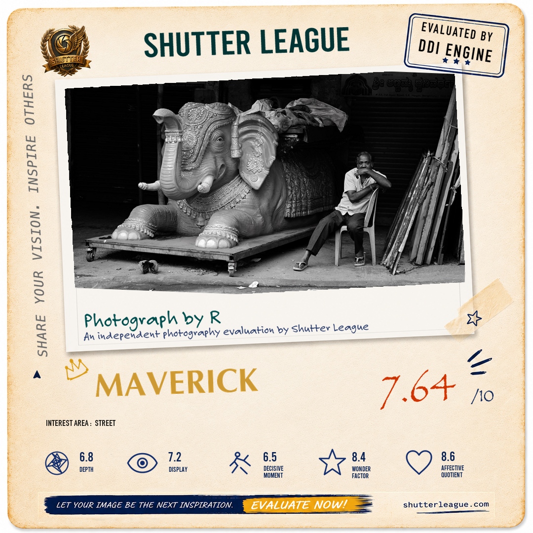 Shutter League evaluation card — SILENT WAIT