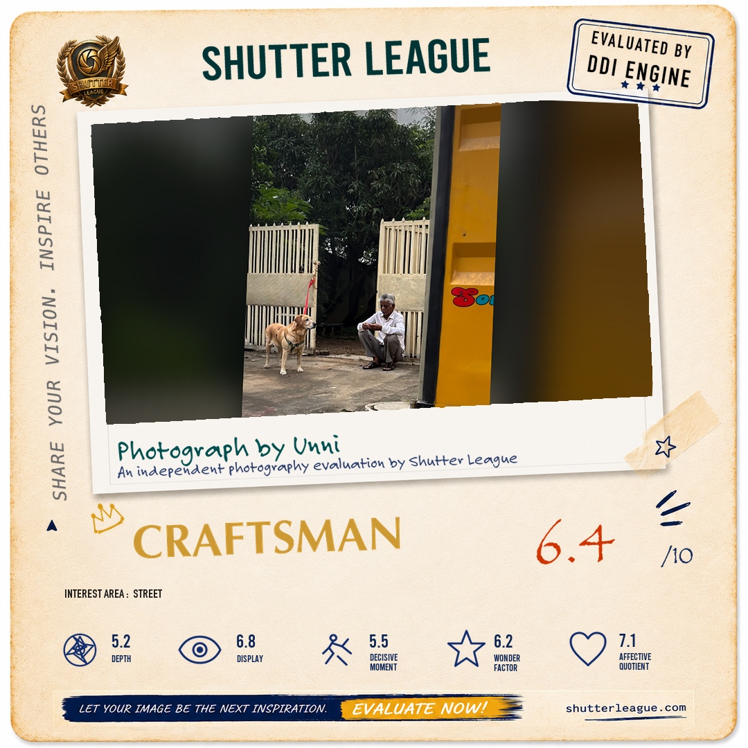 Shutter League evaluation card — Silence