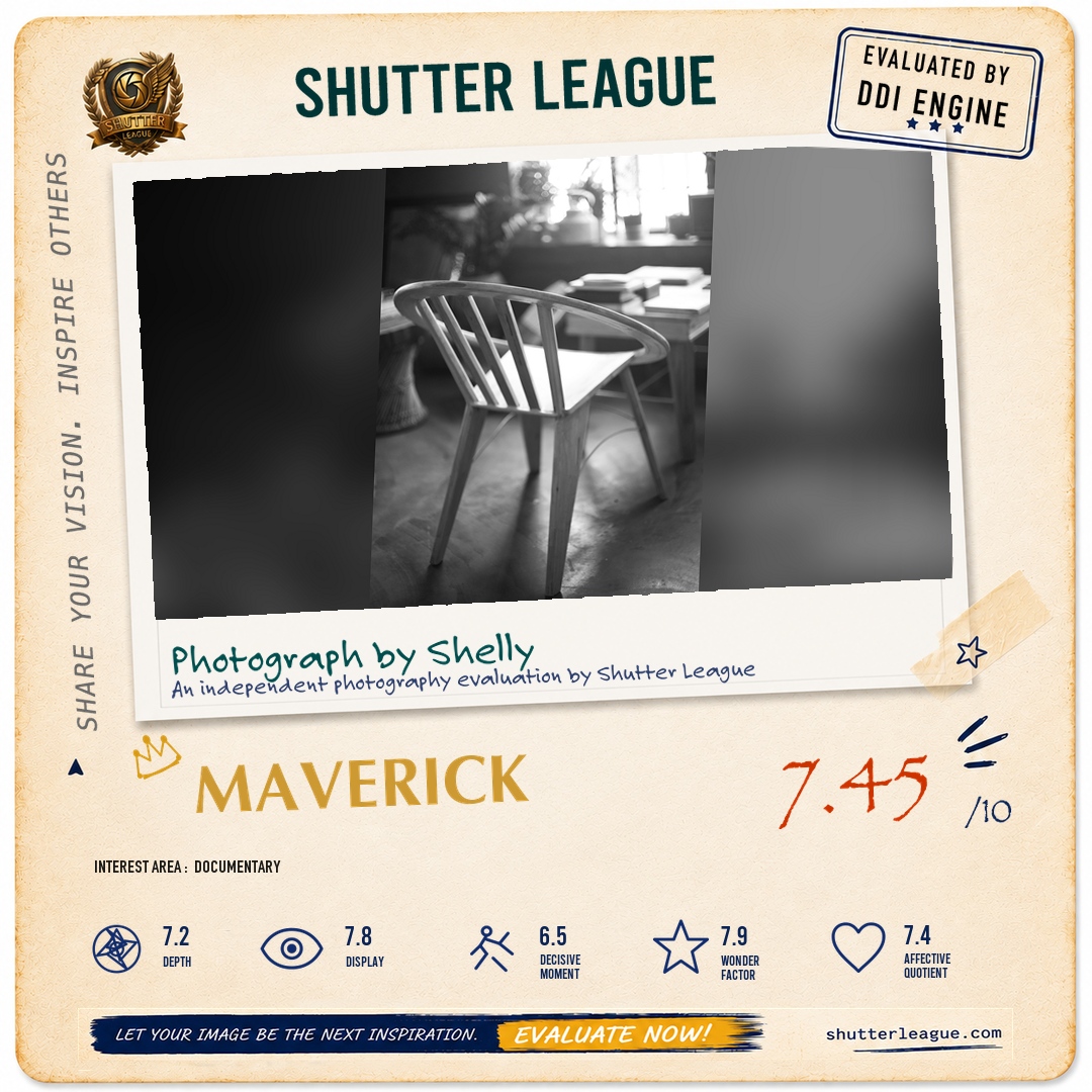 Shutter League evaluation card — Chair
