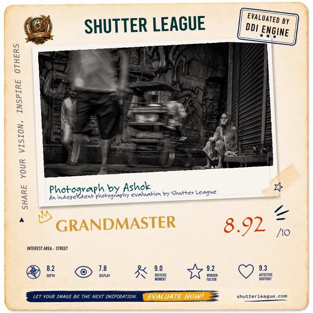 Shutter League evaluation card — Waiting