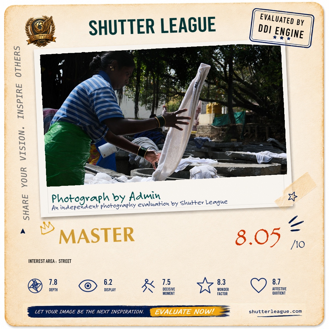 Shutter League evaluation card — Street Photography
