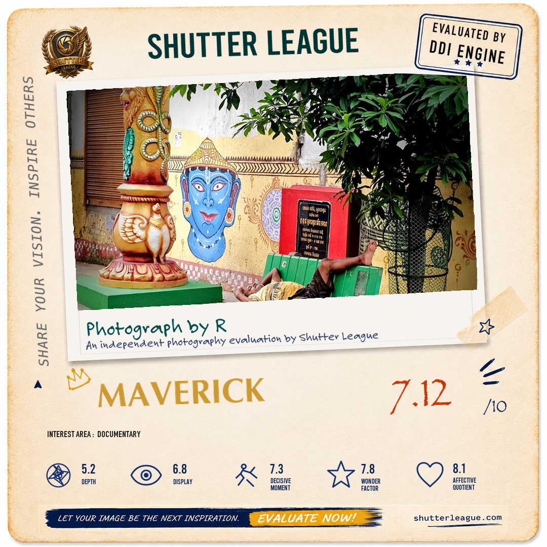 Shutter League evaluation card — Exhausted