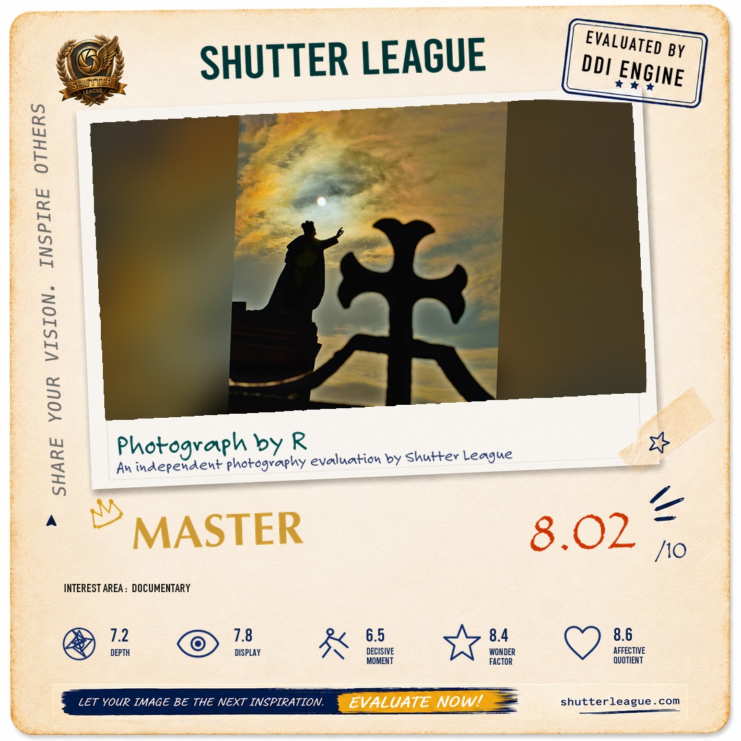 Shutter League evaluation card — God Bless