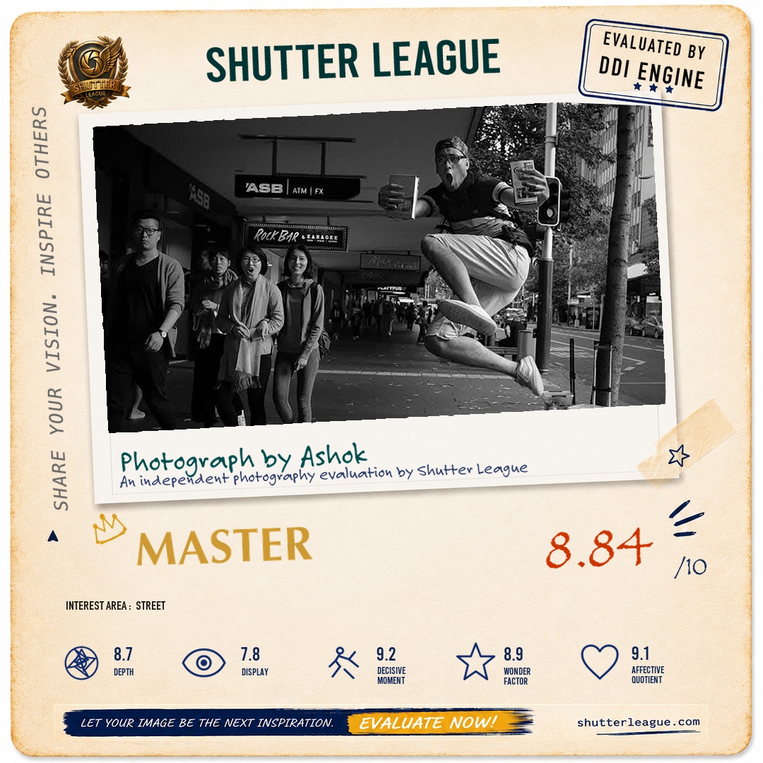 Shutter League evaluation card — Jump shot