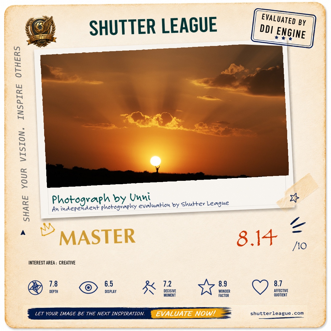 Shutter League evaluation card — Light painting
