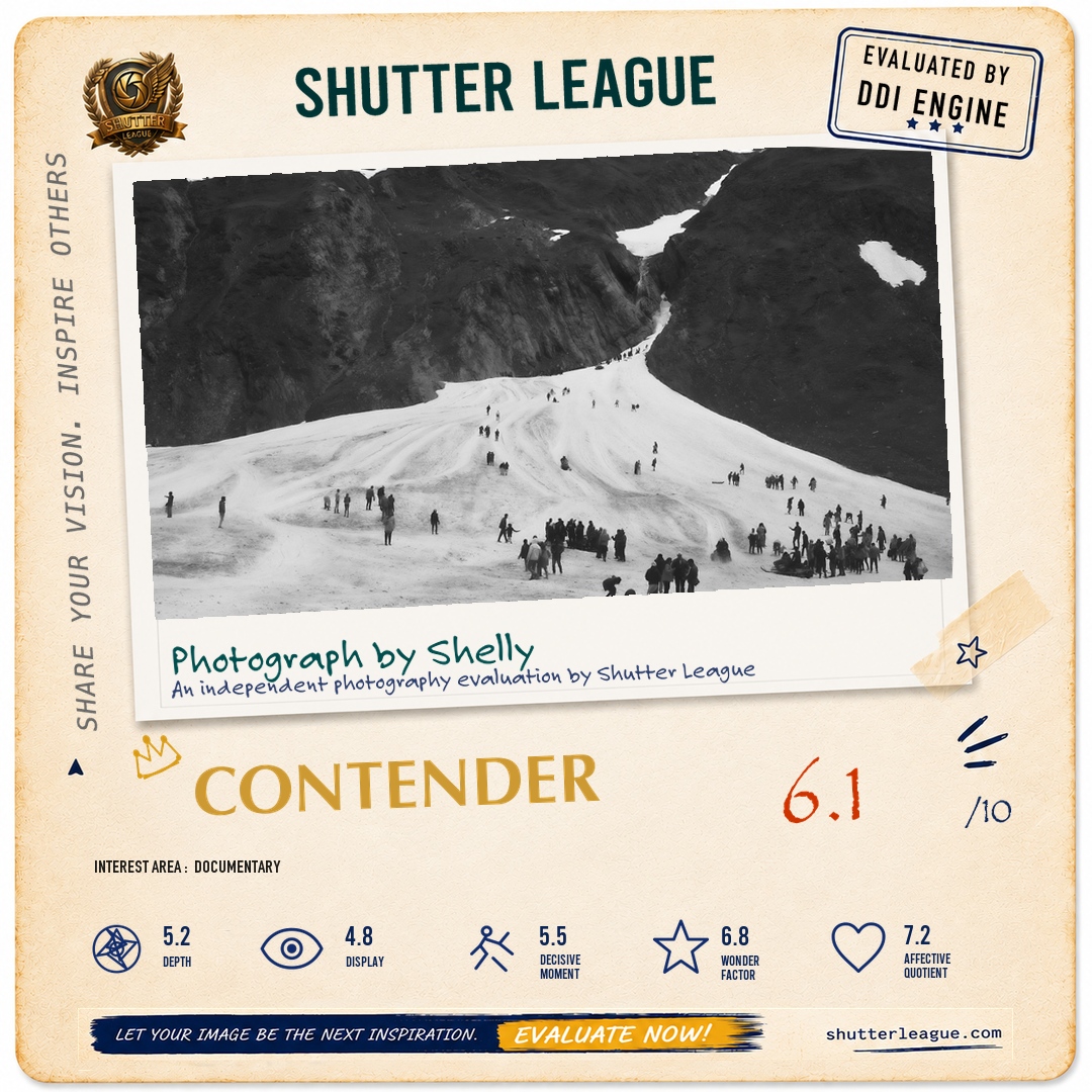 Shutter League evaluation card — snowgames