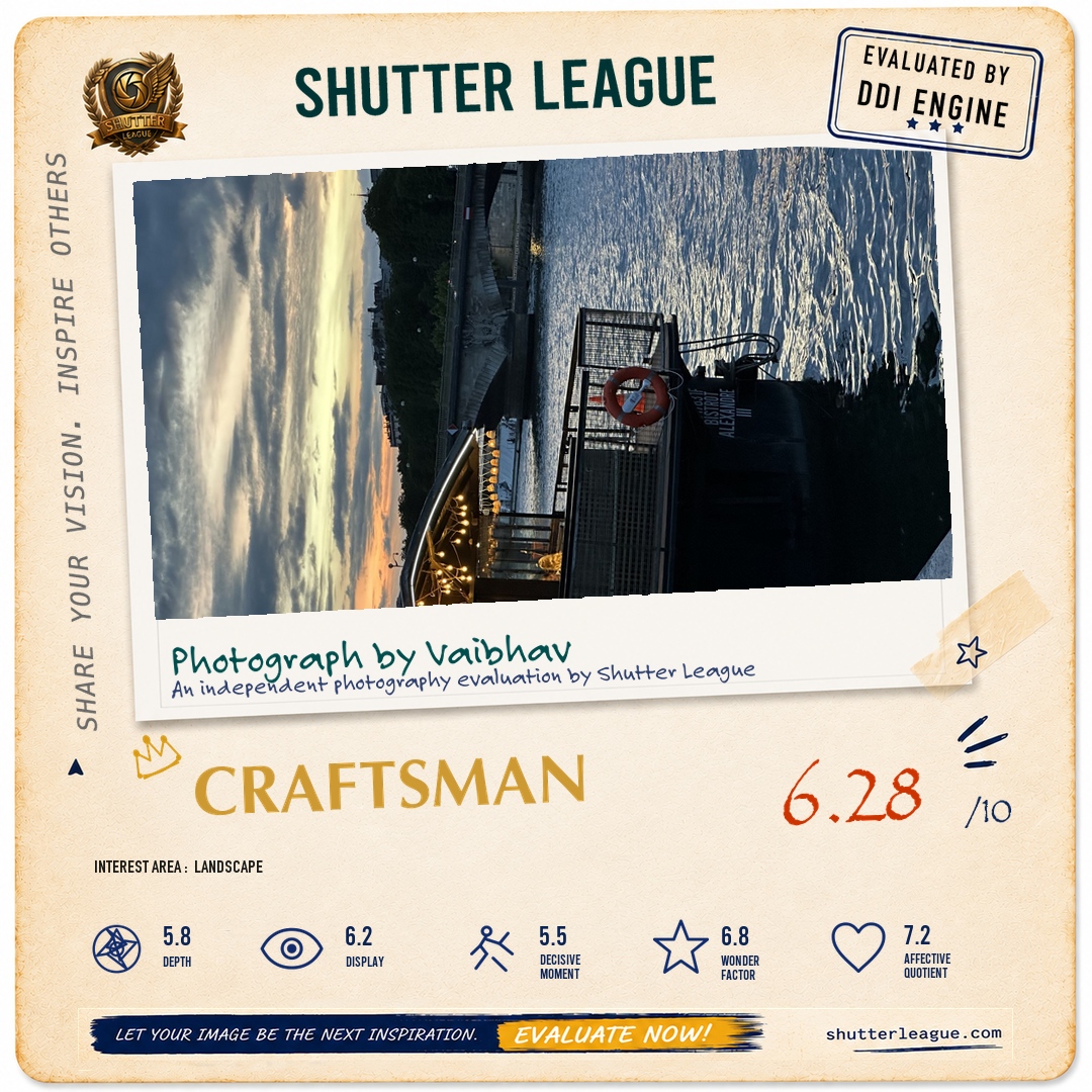 Shutter League evaluation card — By the Seine