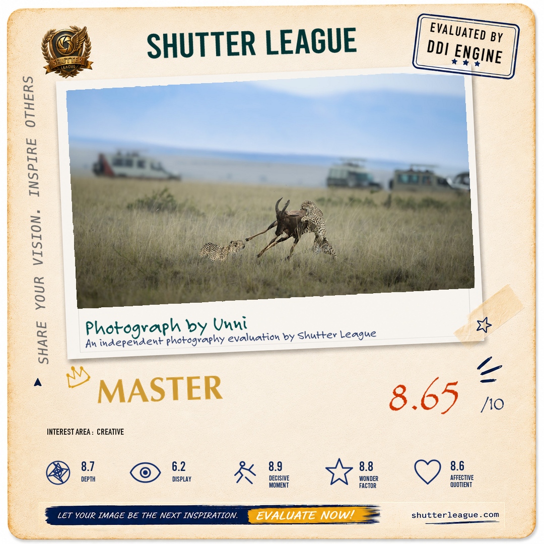 Shutter League evaluation card — Prey and Predator