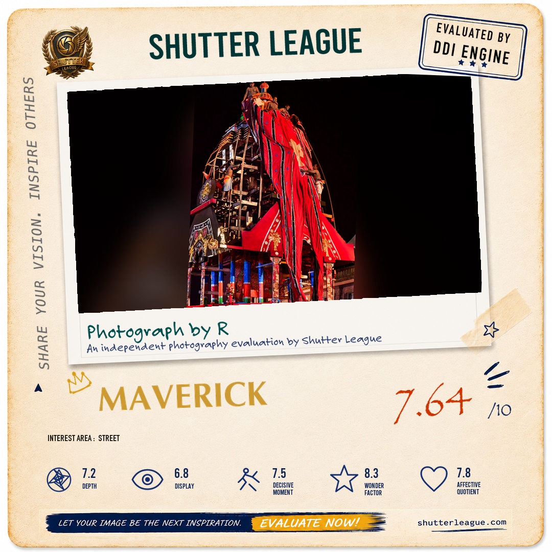 Shutter League evaluation card — TEAM WORK
