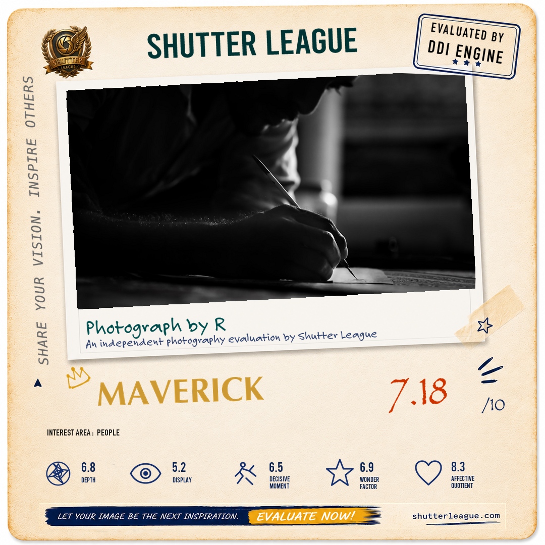 Shutter League evaluation card — CONCENTRATION