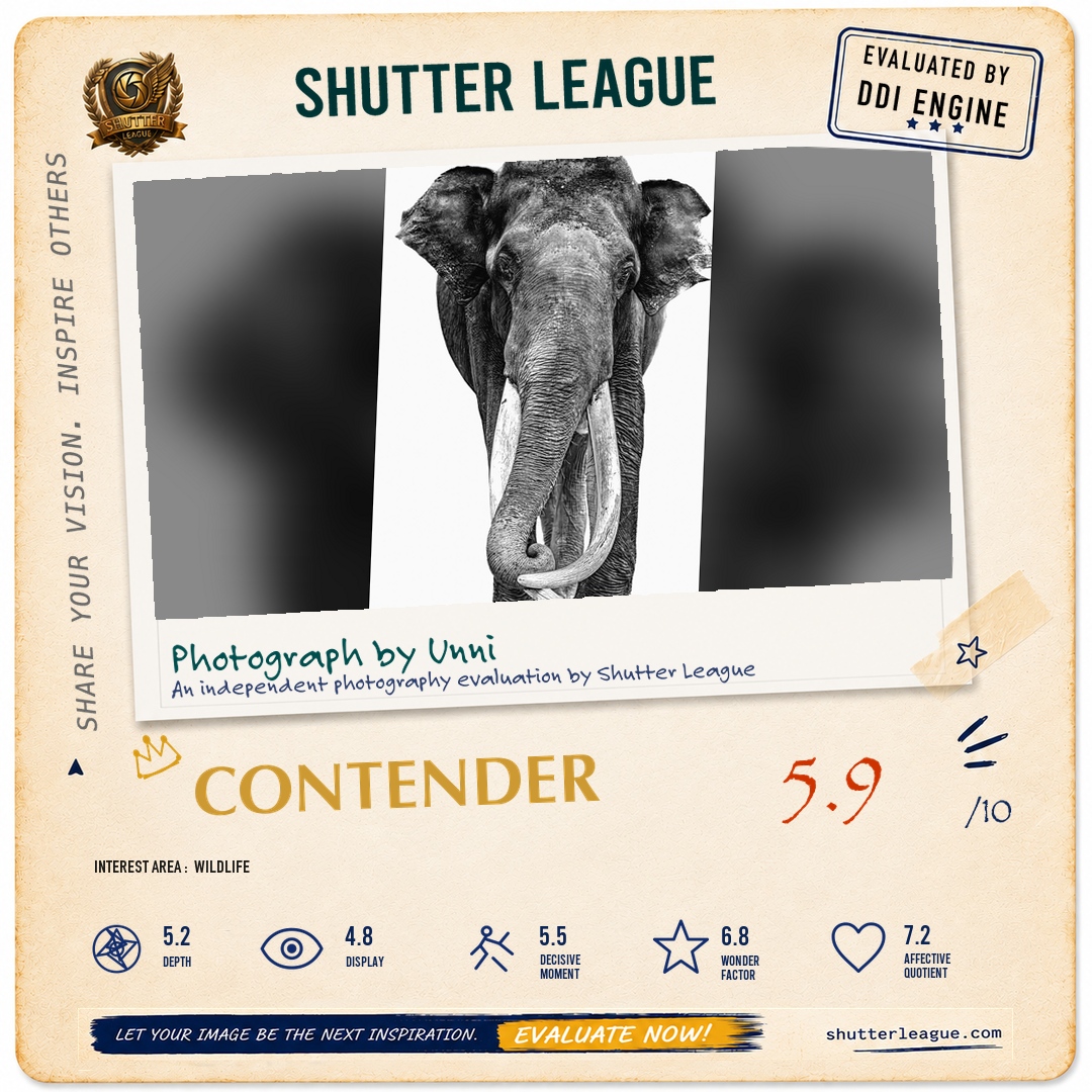 Shutter League evaluation card — Bogeshwar