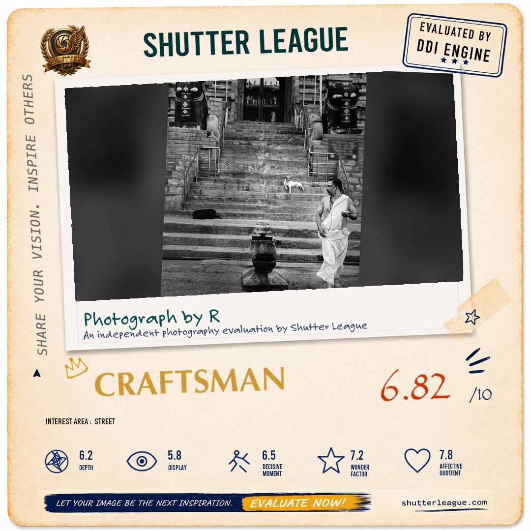 Shutter League evaluation card — WHO IS THAT?