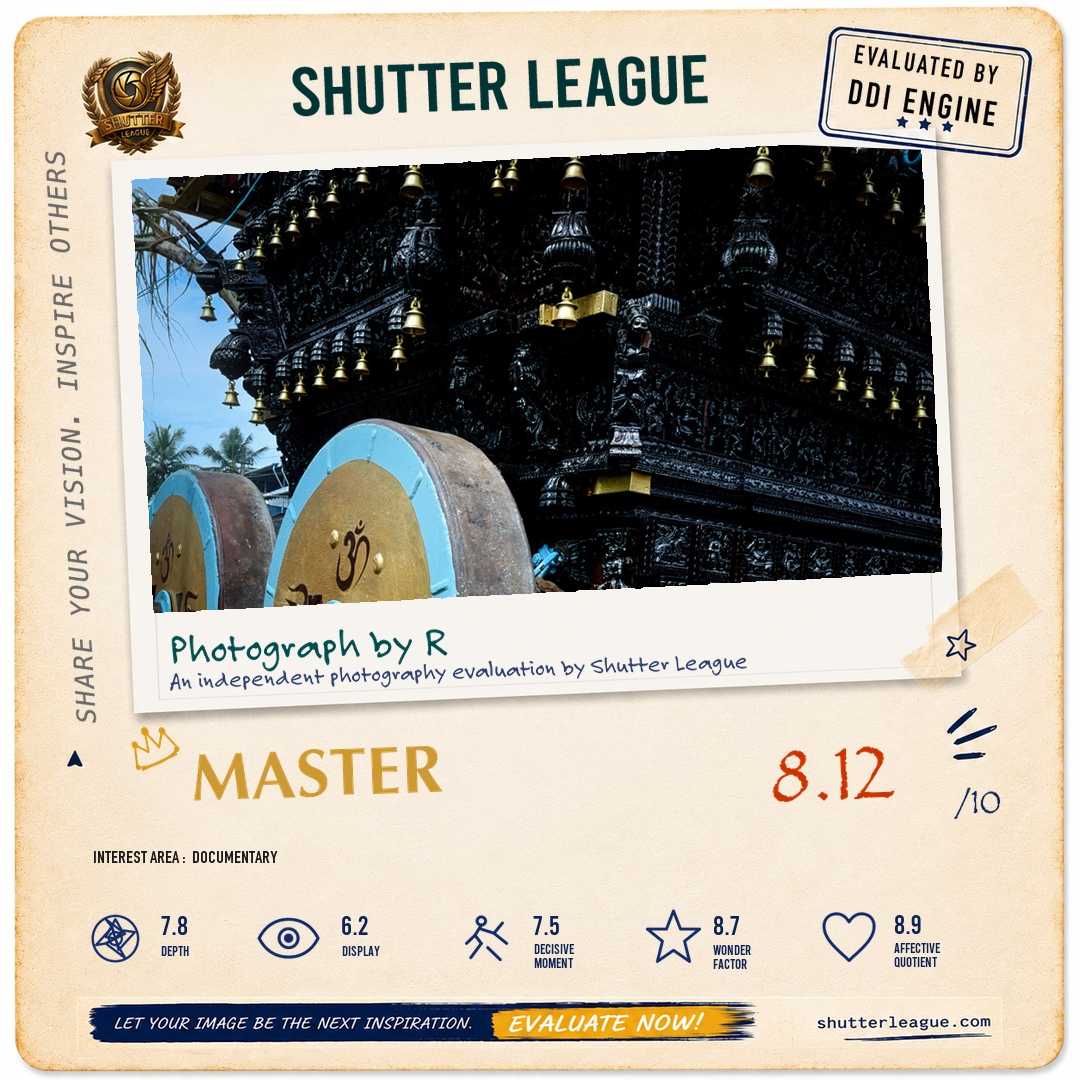 Shutter League evaluation card — WHEELS OF FAITH