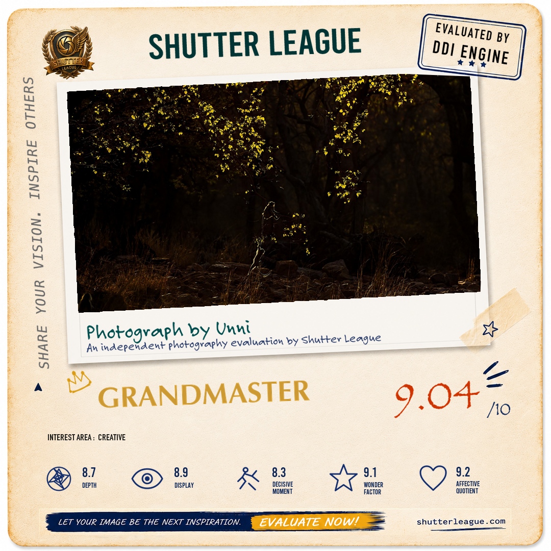 Shutter League evaluation card — Langoor