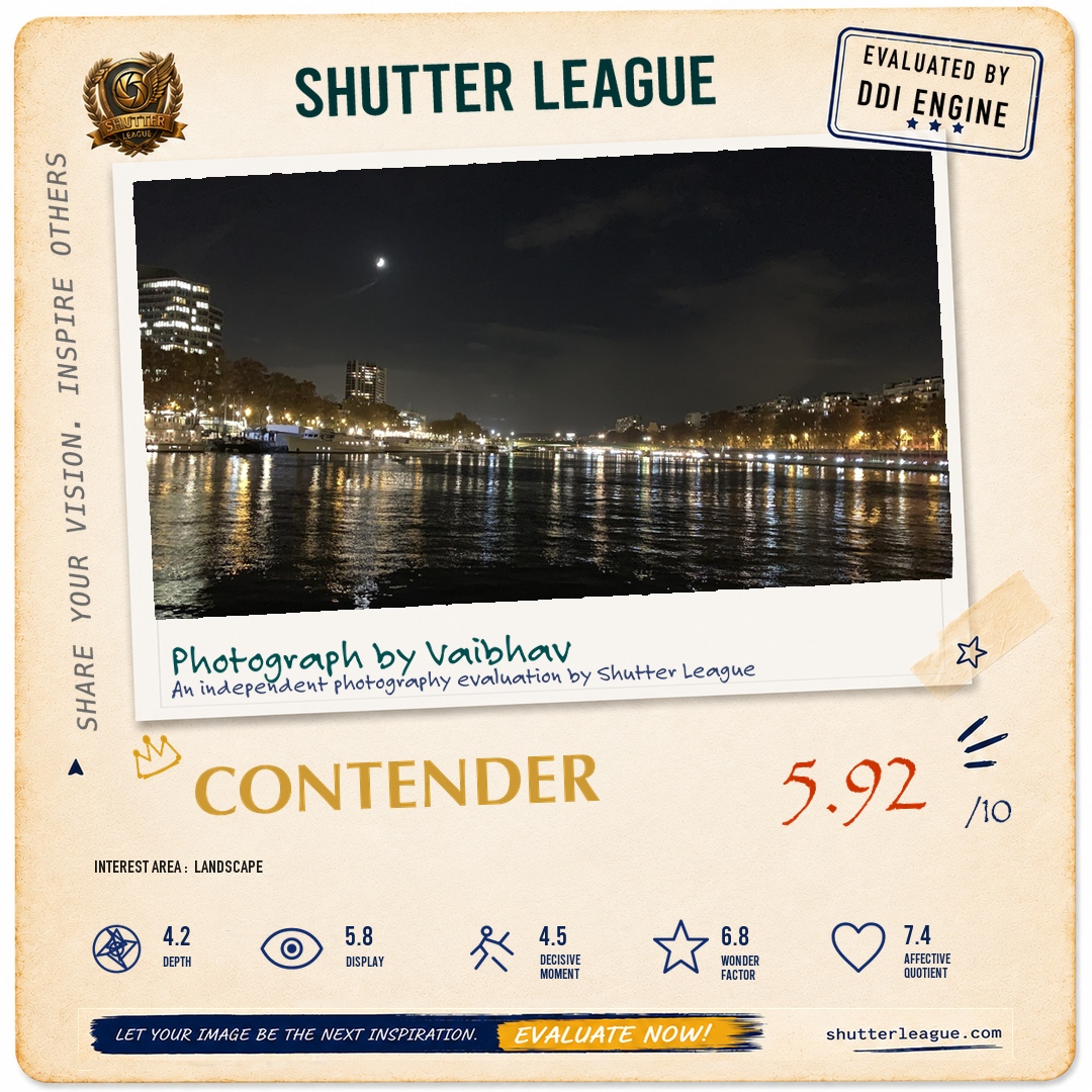 Shutter League evaluation card — Isles of the Swans