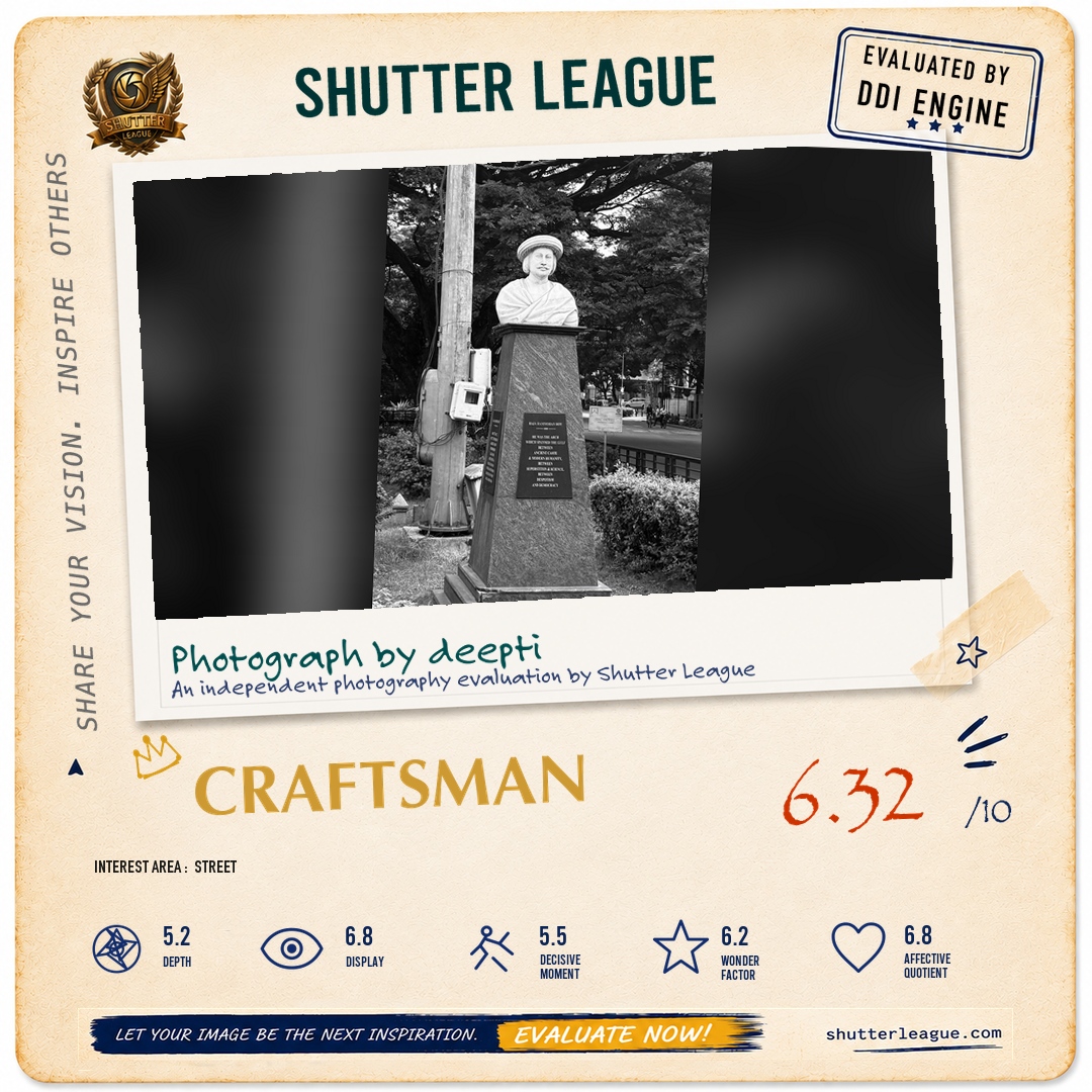 Shutter League evaluation card — Silence
