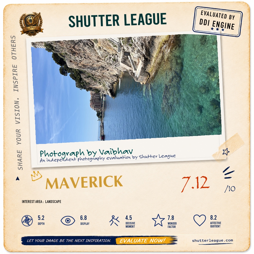 Shutter League evaluation card — Shores of Monaco