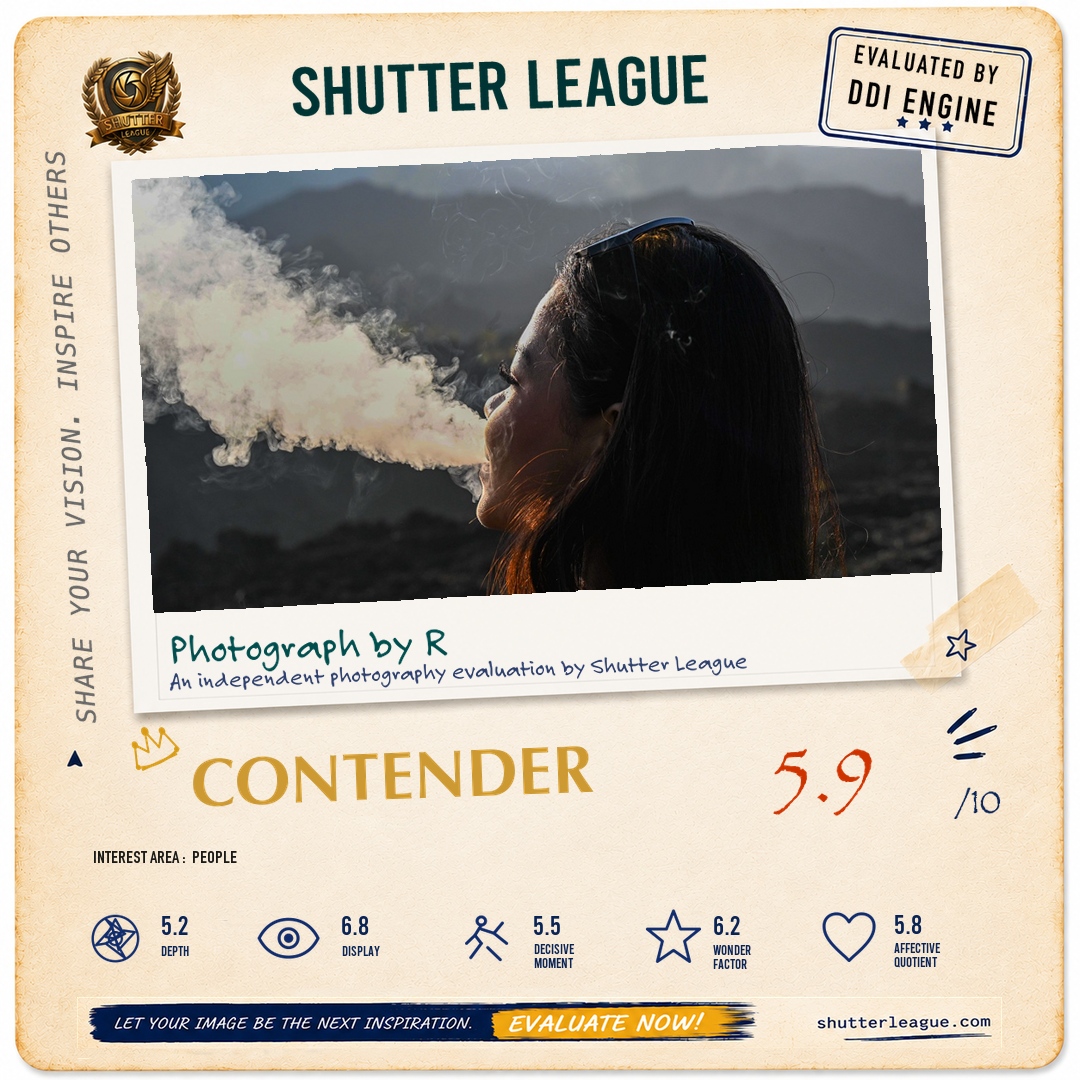 Shutter League evaluation card — Pranayam