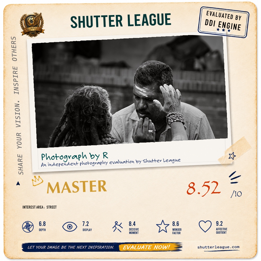 Shutter League evaluation card — THE BLESSING (V2)