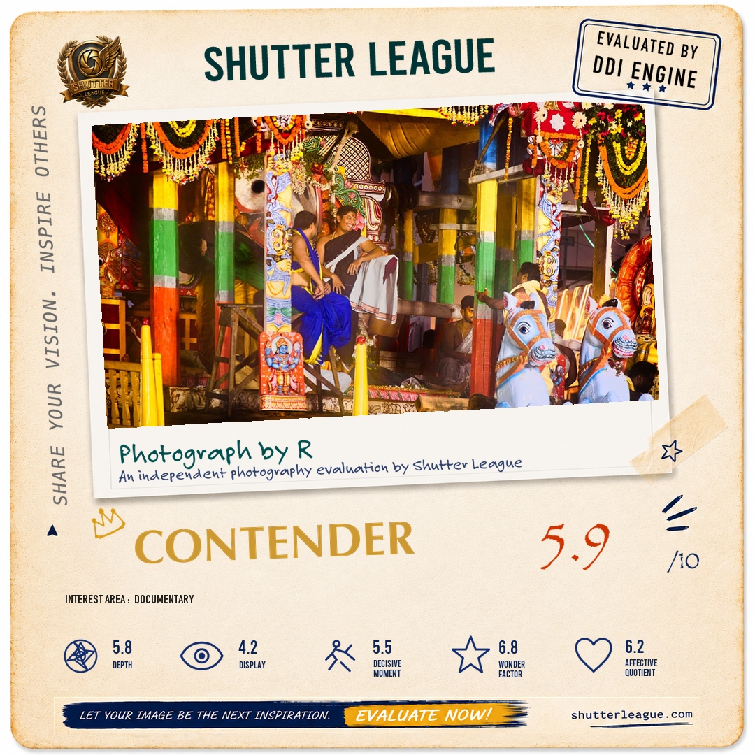 Shutter League evaluation card — LIGHTER MOMENTS