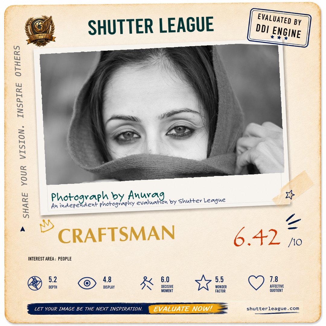 Shutter League evaluation card — Unsolved mystery