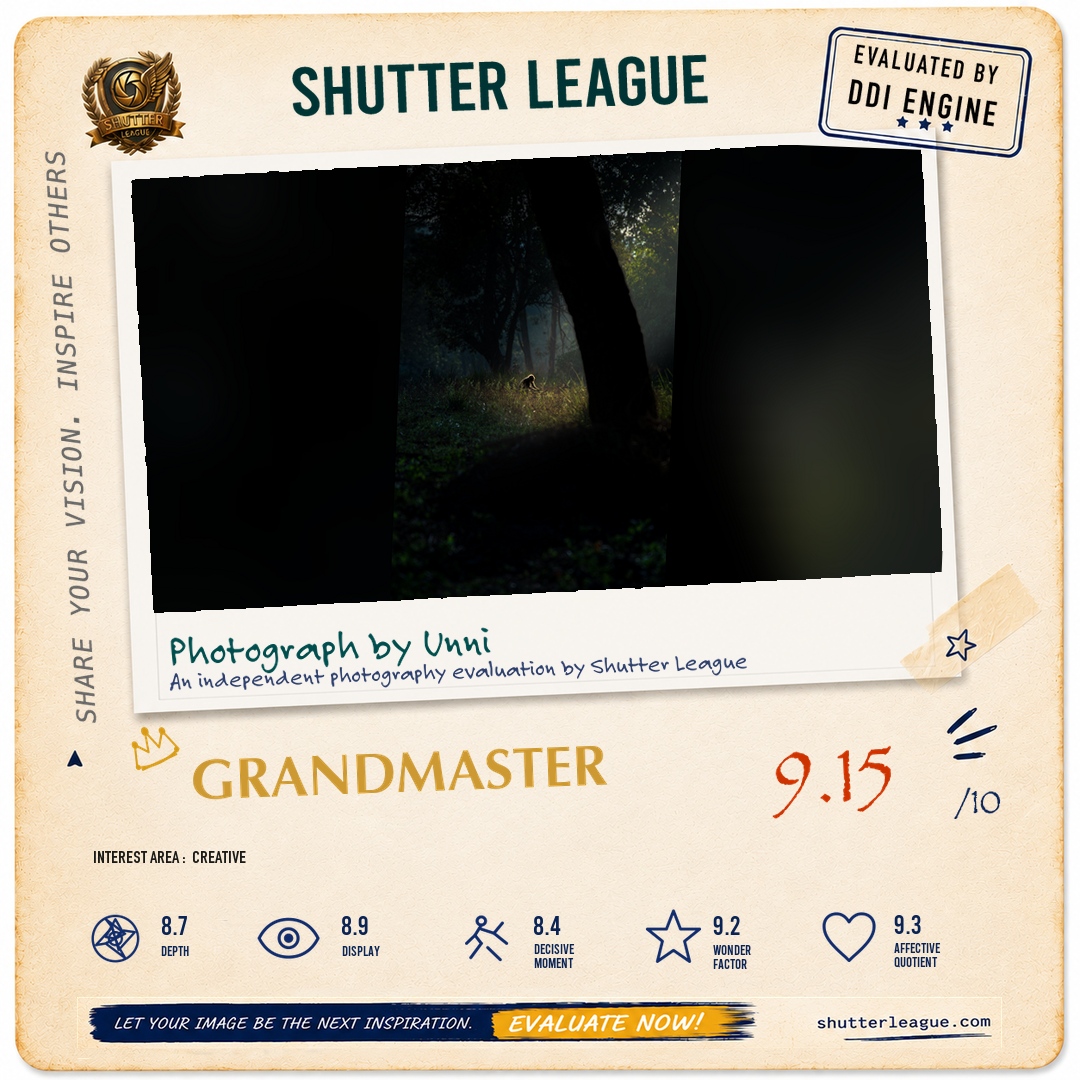 Shutter League evaluation card — Golder Hour