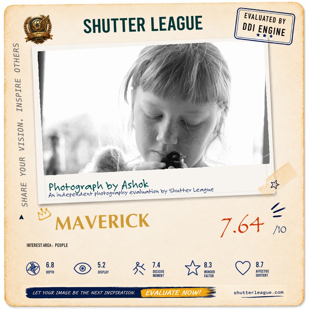 Shutter League evaluation card — My bird