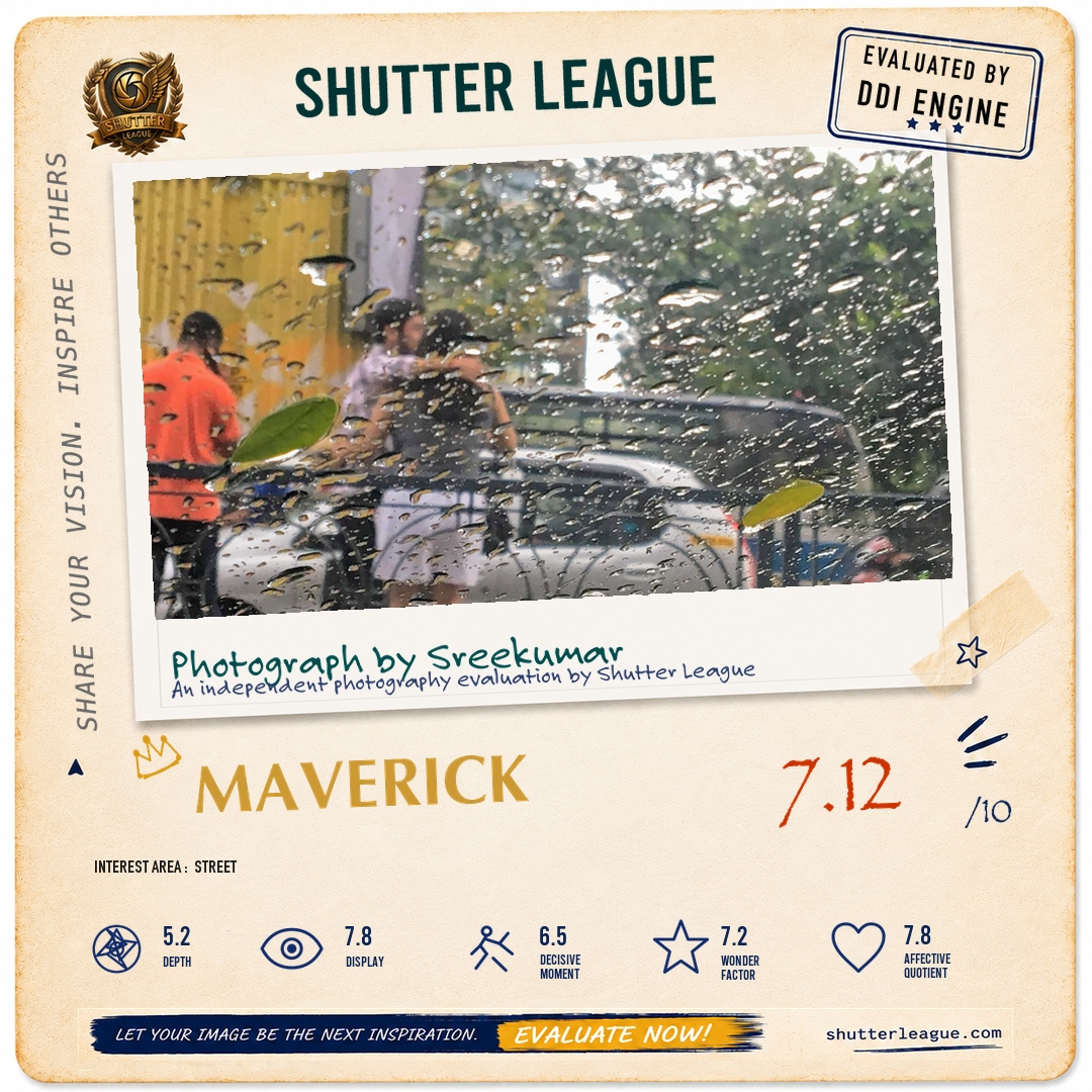Shutter League evaluation card — the goodbye