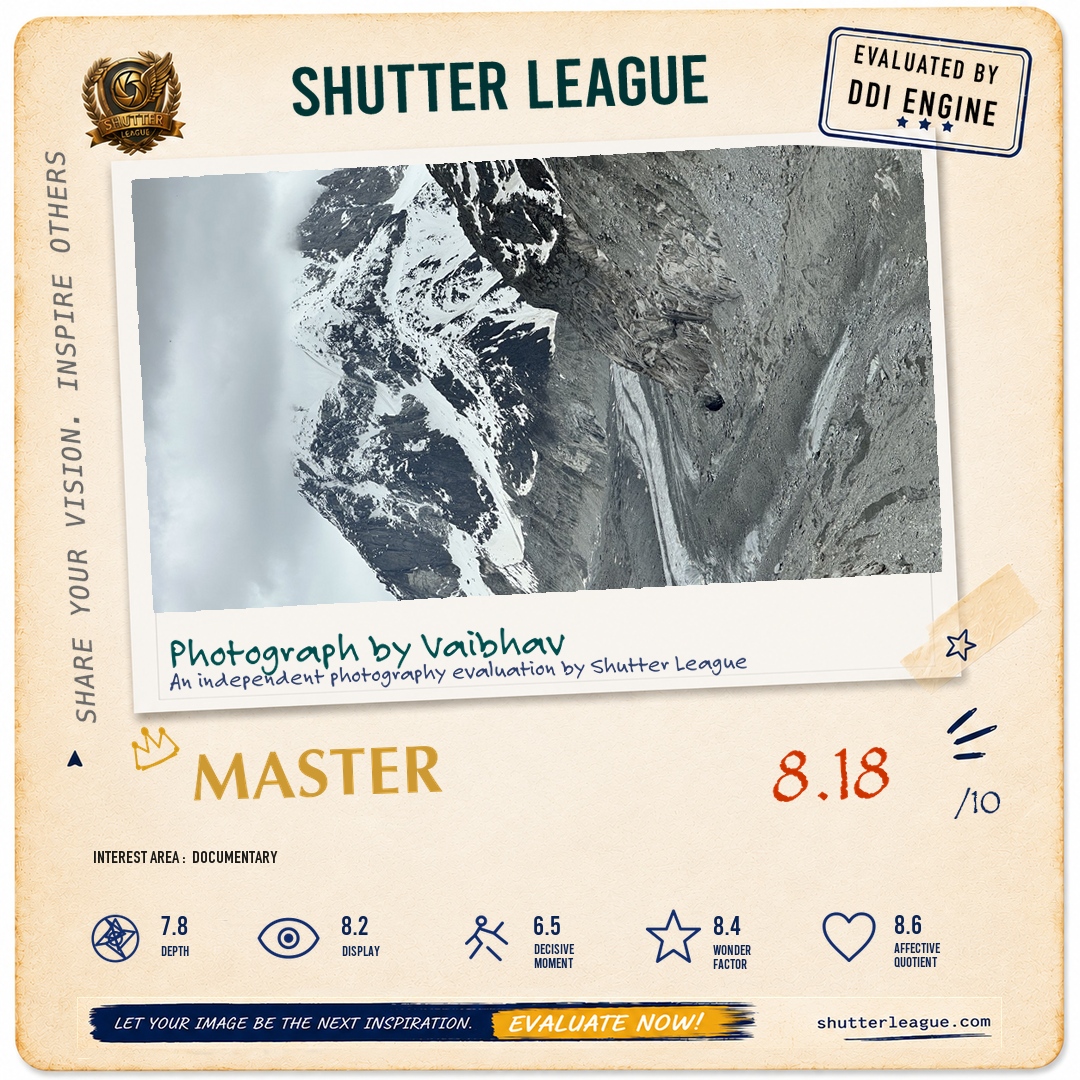 Shutter League evaluation card — Lost Mer De Glacé