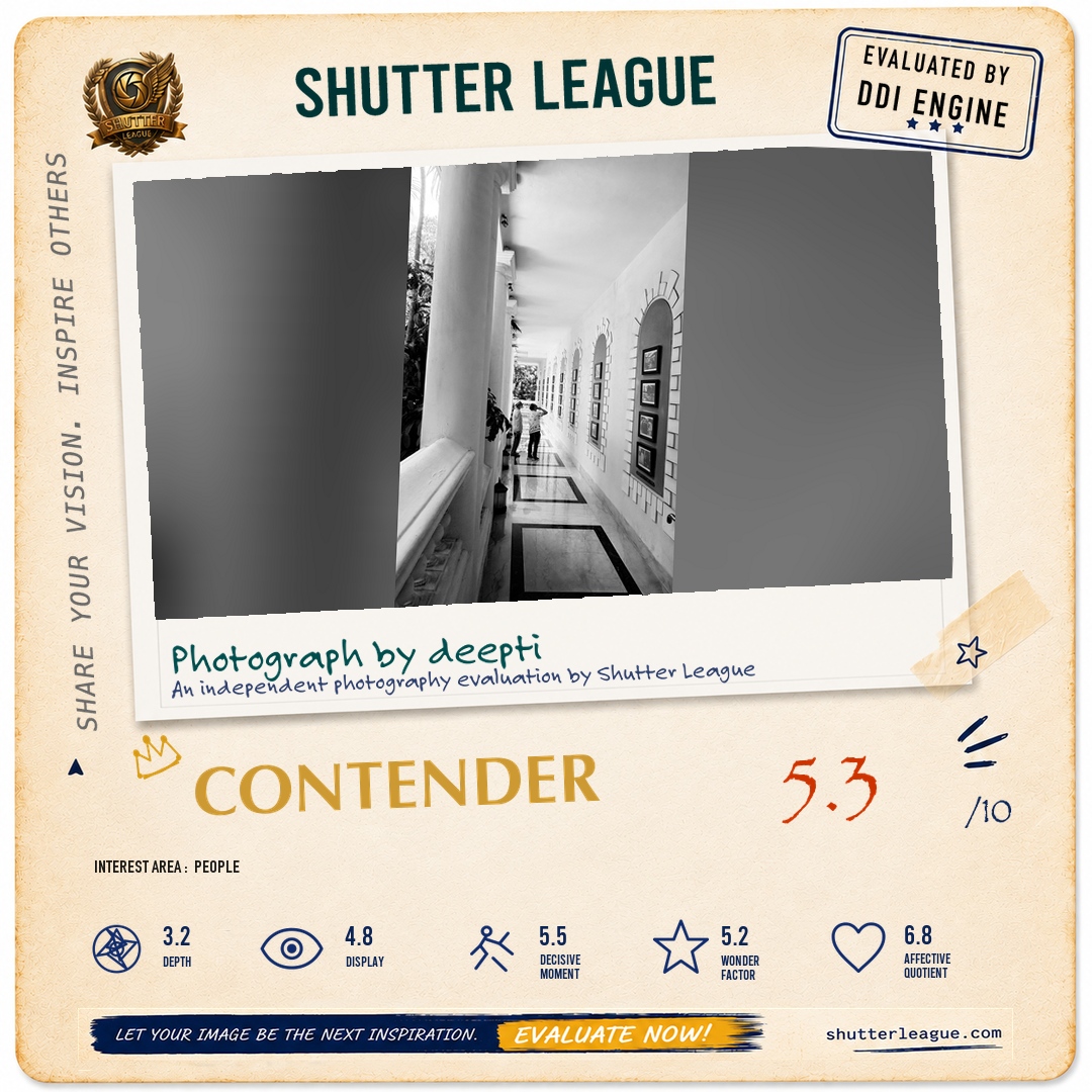 Shutter League evaluation card — Lost in old charms