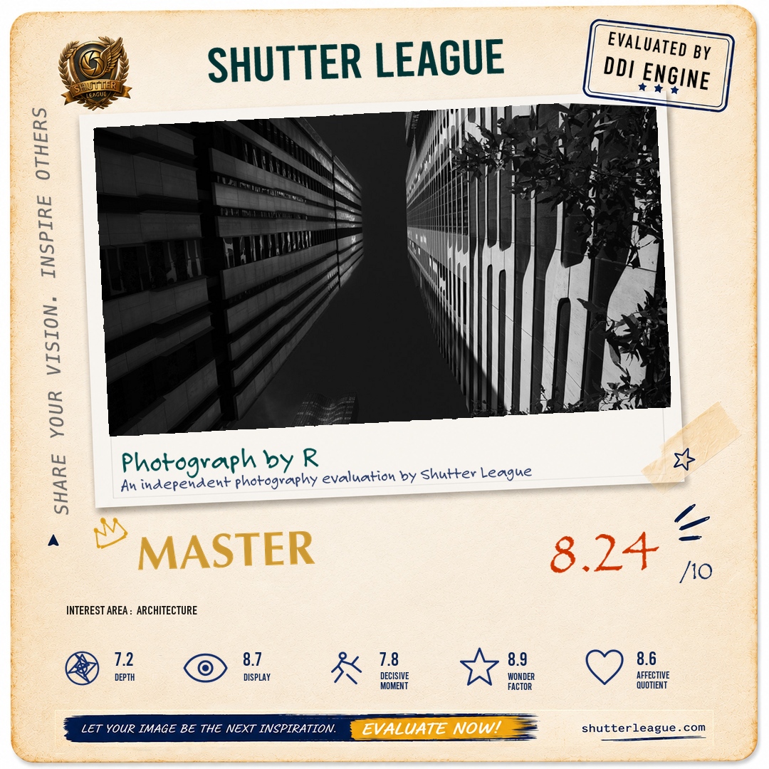 Shutter League evaluation card — VERTIGO